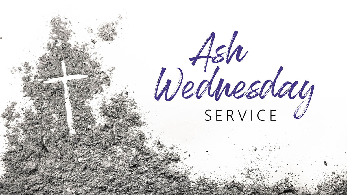 Ash Wednesday Service banner